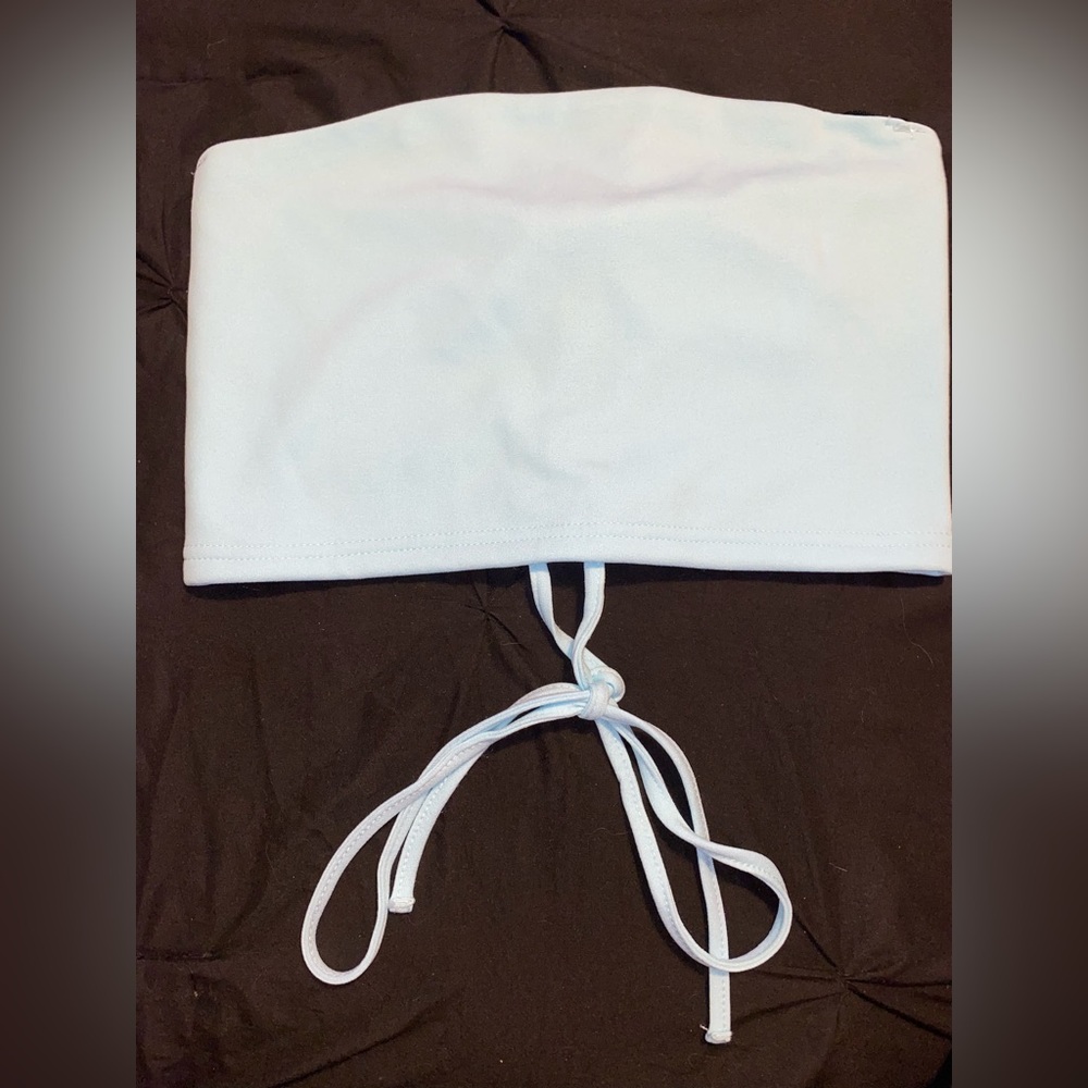 (NWT) Light Blue Tube Top